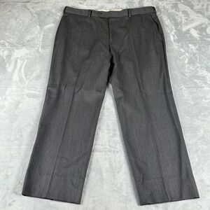 Brooks Brothers 1818 Regent Dress Pants Men Tag 40x30 (Actual 39x27) Gray Wool
